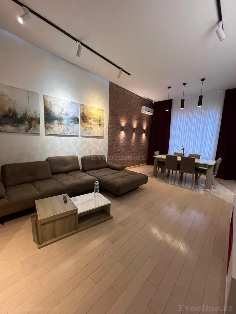 Kirayə verilir 3 otaqlı Mənzil Yeni tikili 138 m² Nəsimi r. - şəkil 4