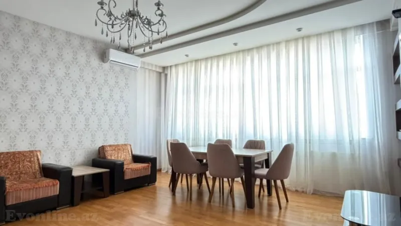 Kirayə verilir 3 otaqlı Mənzil Yeni tikili 105 m² Xətai m. - şəkil 2