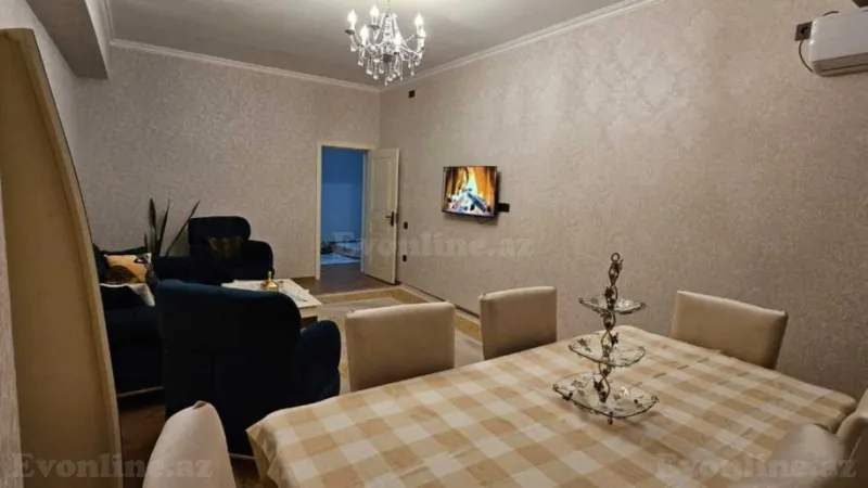 Kirayə verilir 3 otaqlı Mənzil Yeni tikili 130 m² Səbail r. - şəkil 2