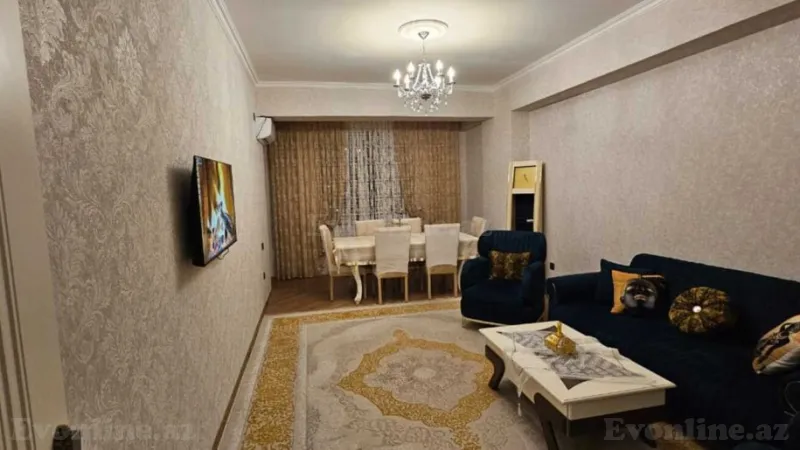 Kirayə verilir 3 otaqlı Mənzil Yeni tikili 130 m² Səbail r. - şəkil 13