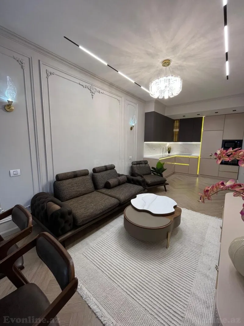 Kirayə verilir 2 otaqlı Mənzil Yeni tikili 60 m² Nizami m. - şəkil 2