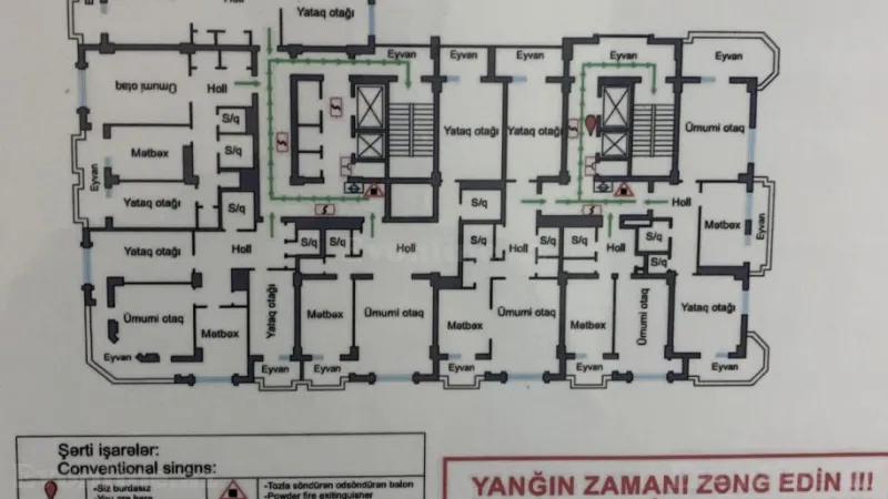 Satılır 3 otaqlı Mənzil Yeni tikili 104.5 m² Yasamal - şəkil 19