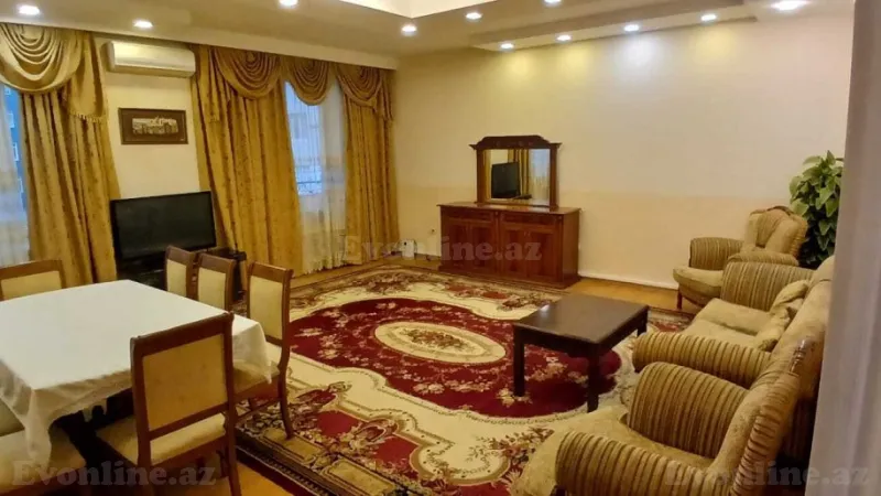 Kirayə verilir 3 otaqlı Mənzil Yeni tikili 140 m² Nizami m. - şəkil 2