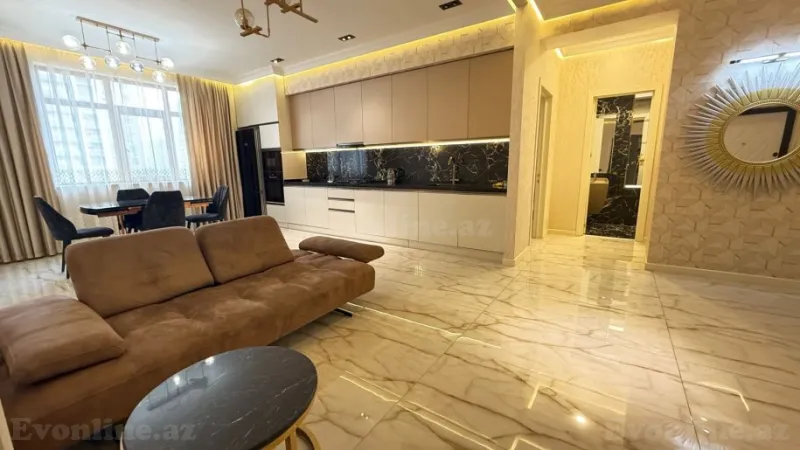 Kirayə verilir 2 otaqlı Mənzil Yeni tikili 75 m² Elmlər Akademiyası m.