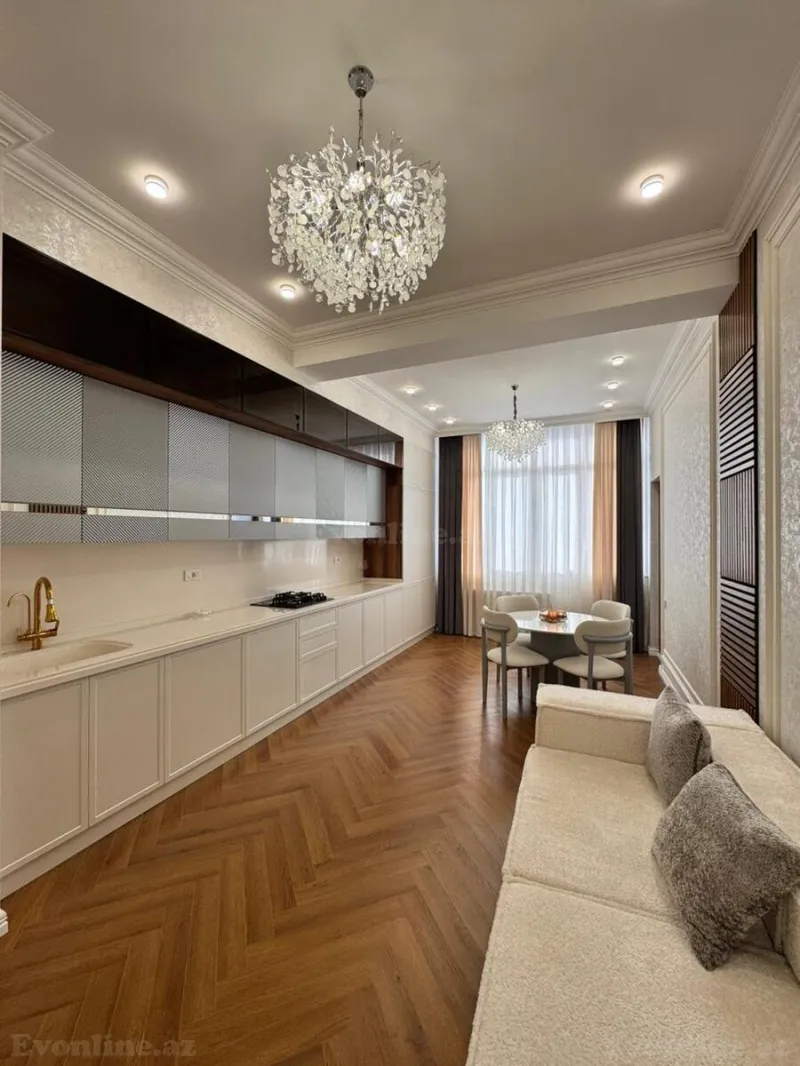 Satılır 3 otaqlı Mənzil Yeni tikili 130 m² Nəriman Nərimanov m. - şəkil 5