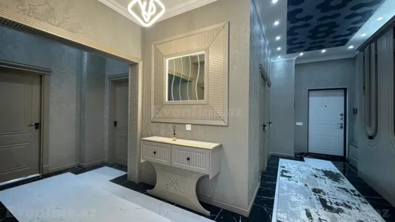 Satılır 3 otaqlı Mənzil Yeni tikili 128 m² Qara Qarayev m. - şəkil 5