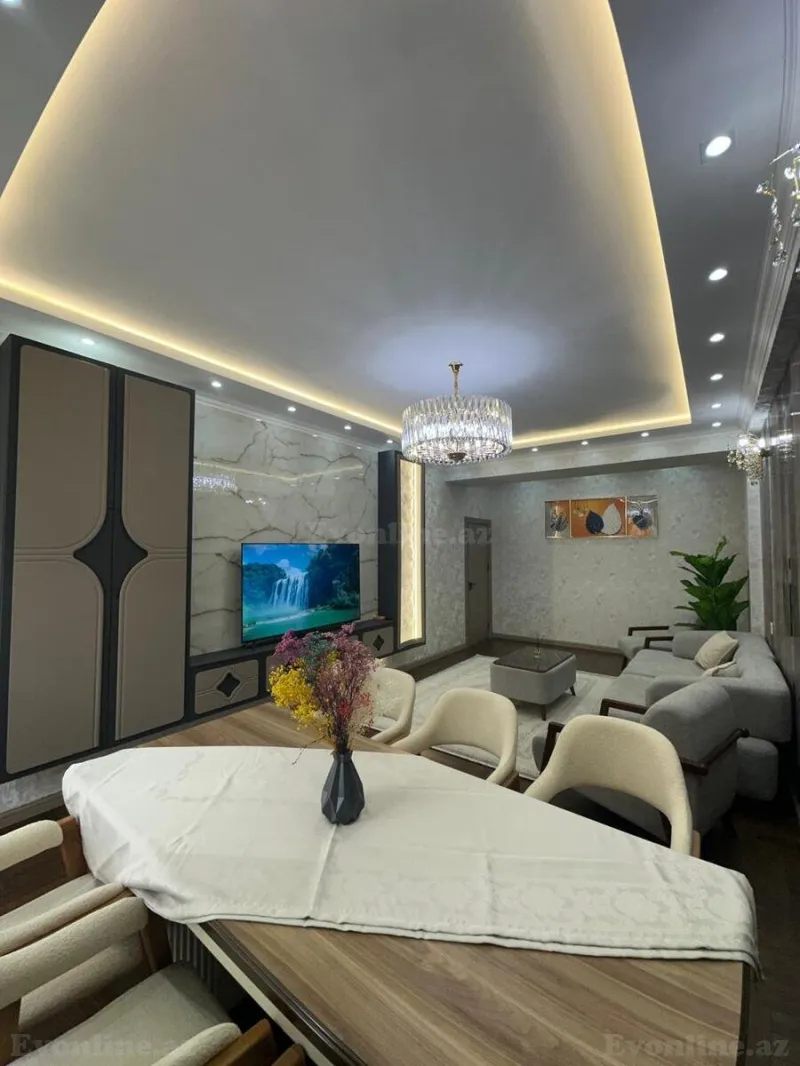 Satılır 3 otaqlı Mənzil Yeni tikili 128 m² Qara Qarayev m. - şəkil 9