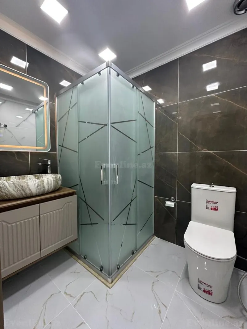 Satılır 3 otaqlı Mənzil Yeni tikili 128 m² Qara Qarayev m. - şəkil 22