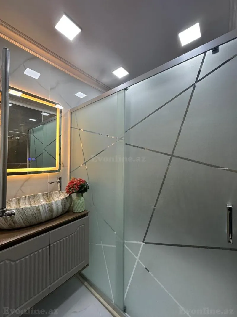 Satılır 3 otaqlı Mənzil Yeni tikili 128 m² Qara Qarayev m. - şəkil 23