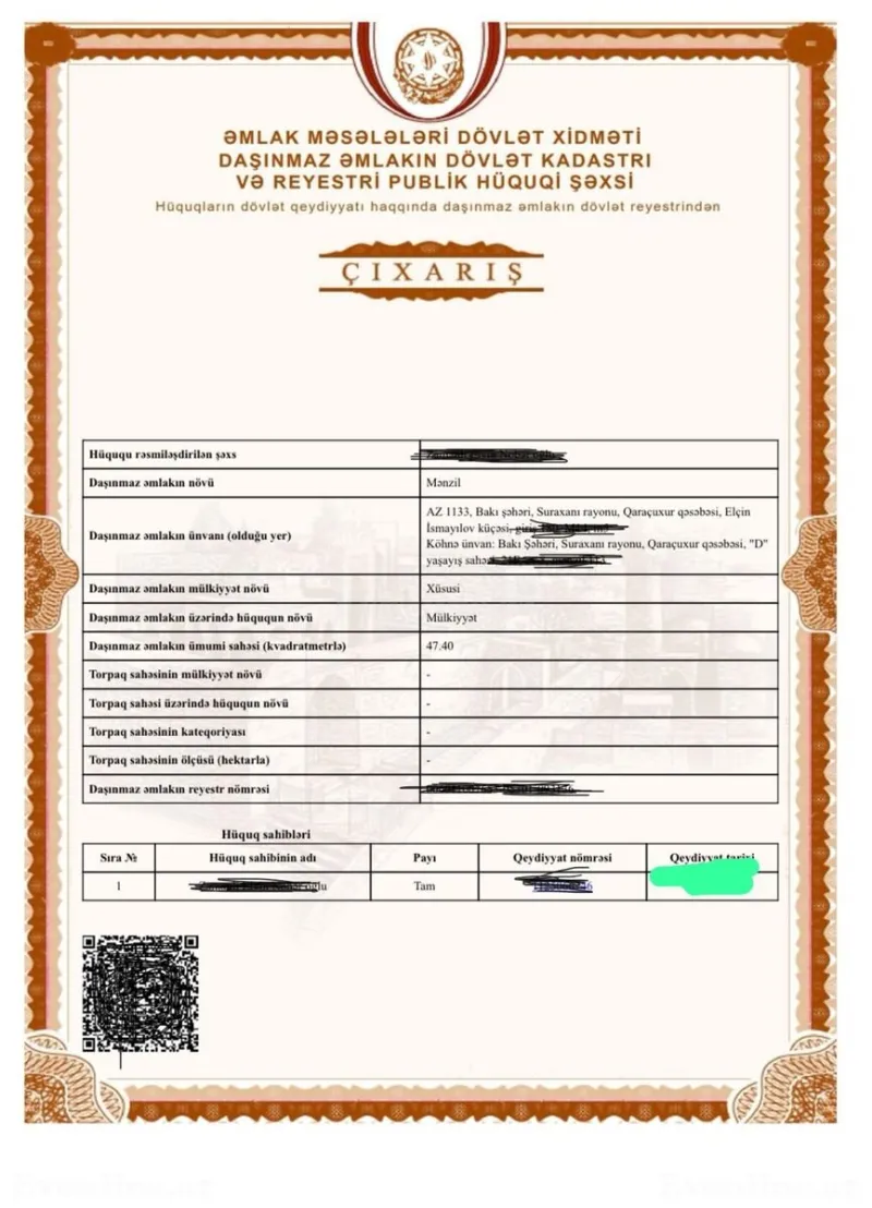 Satılır 2 otaqlı Mənzil Yeni tikili 53 m² Suraxanı r. - şəkil 17