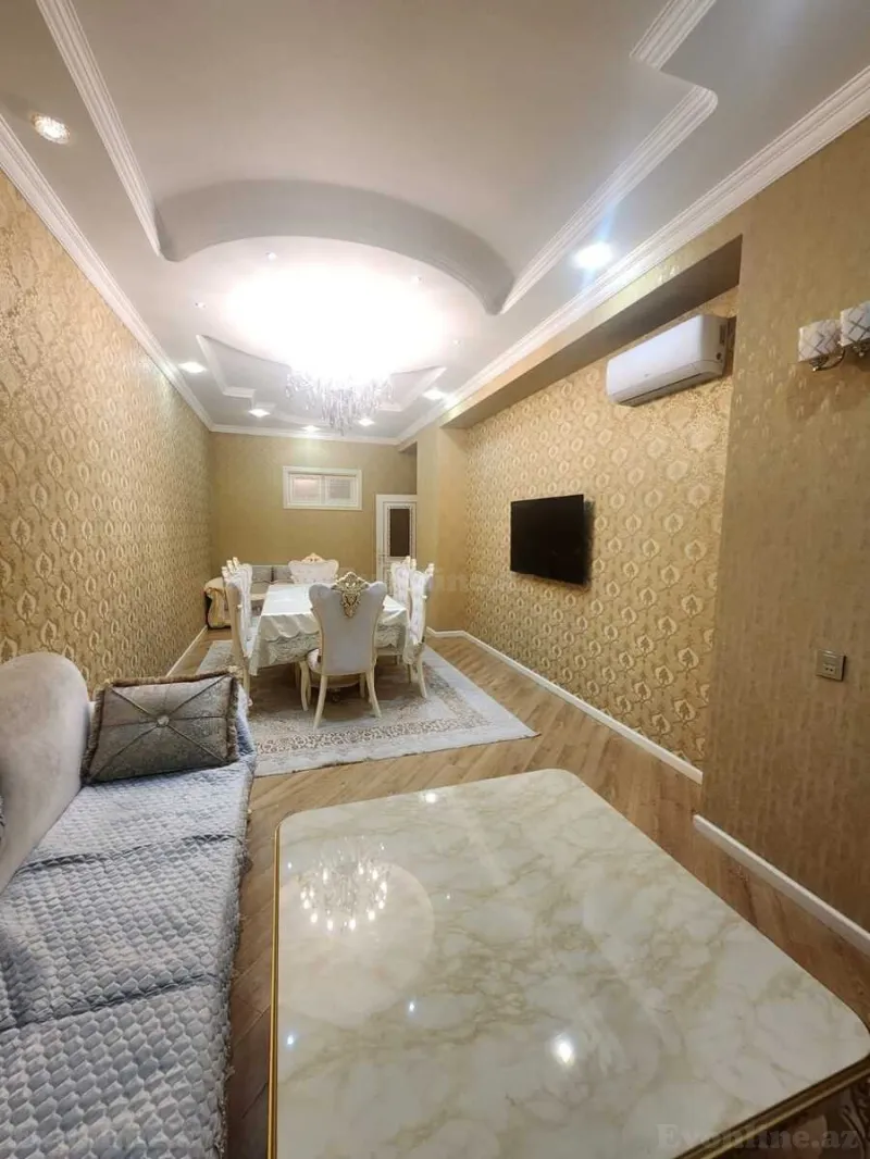 Kirayə verilir 3 otaqlı Mənzil Yeni tikili 120 m² Gənclik m.