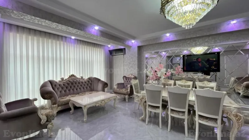 Satılır 4 otaqlı Mənzil Yeni tikili 176 m² İnşaatçılar m. - şəkil 2