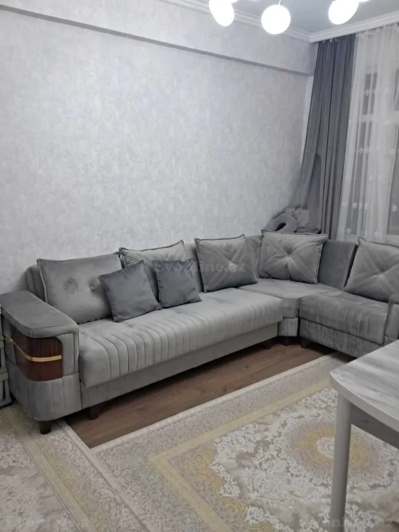 Kirayə verilir 2 otaqlı Mənzil Yeni tikili 50 m² Nəriman Nərimanov m. - şəkil 2