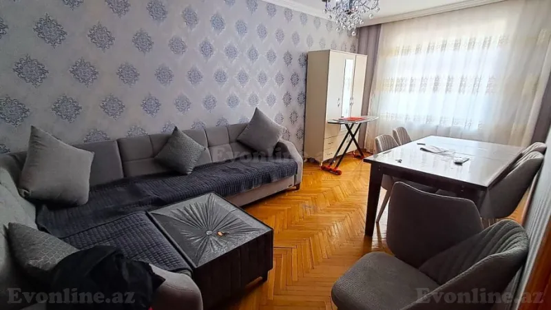 3 otaqlı Mənzil 70 m² Qara Qarayev m. Kirayə verilir