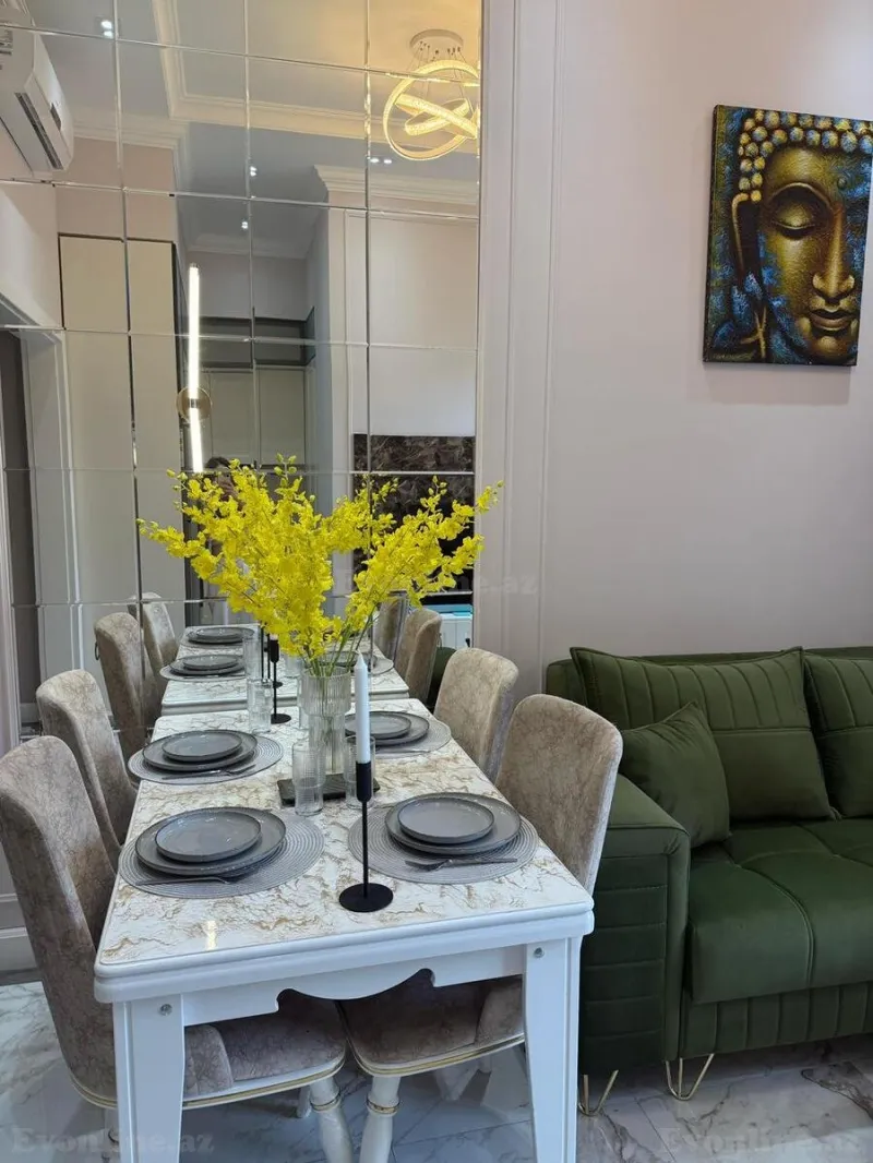 Kirayə verilir 3 otaqlı Mənzil Yeni tikili 70 m² Xətai r. - şəkil 3