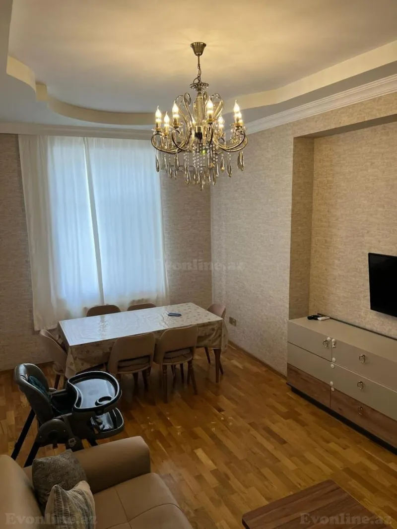 Kirayə verilir 3 otaqlı Mənzil Yeni tikili 86 m² Həzi Aslanov m. - şəkil 6