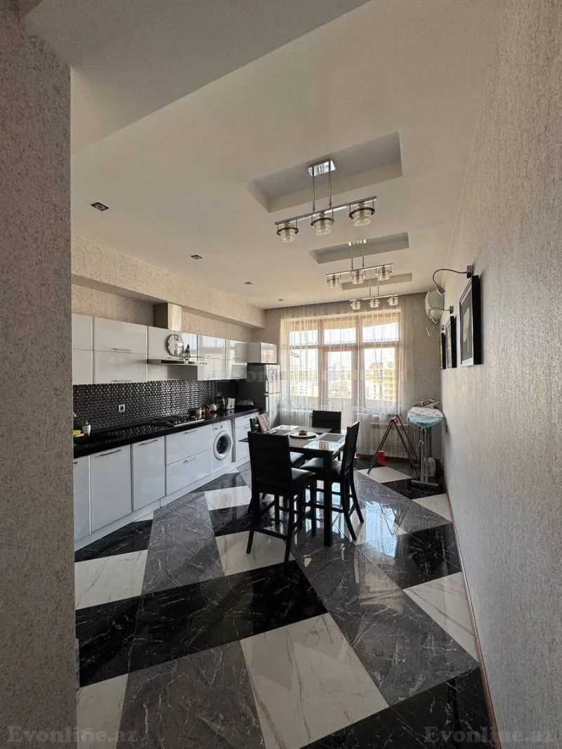 Kirayə verilir 3 otaqlı Mənzil Yeni tikili 145 m² Nizami m. - şəkil 3