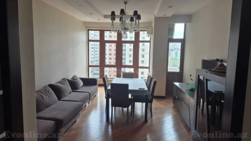 Kirayə verilir 3 otaqlı Mənzil Yeni tikili 120 m² Xətai m. - şəkil 3