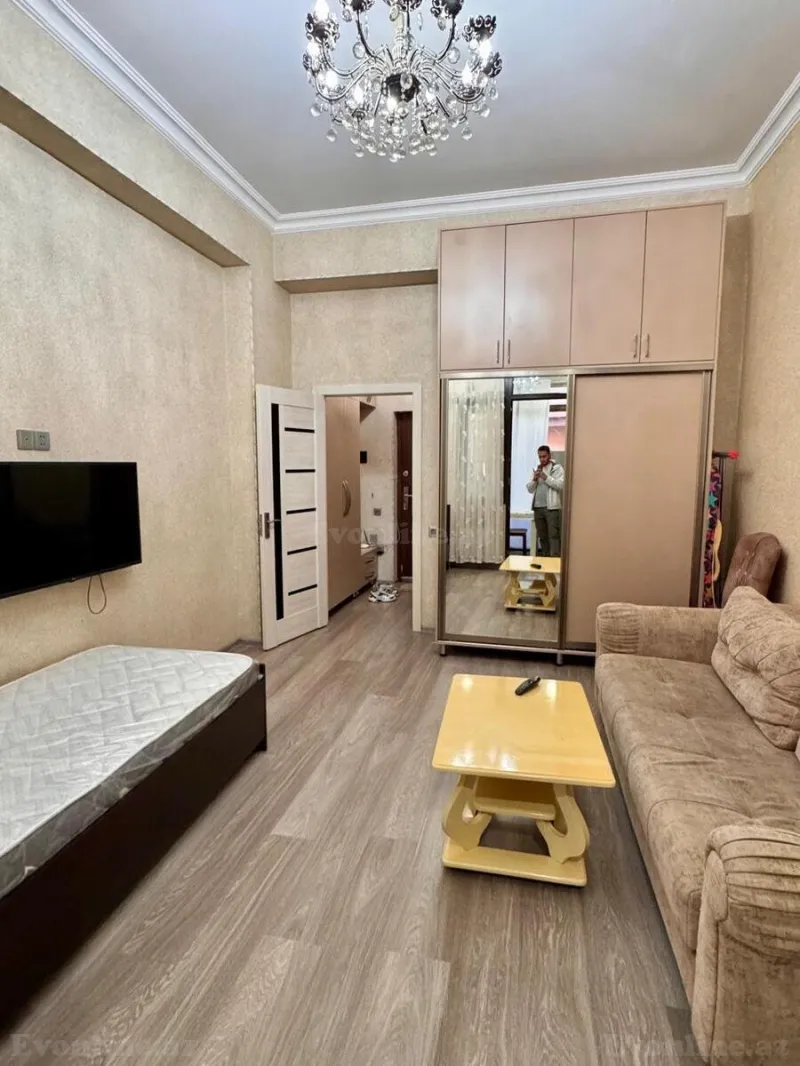 Kirayə verilir 1 otaqlı Mənzil Yeni tikili 40 m² Nizami m. - şəkil 3