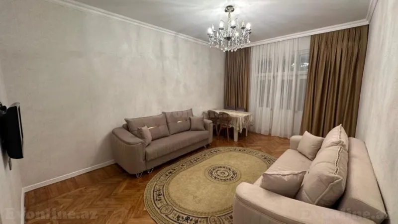 2 otaqlı Mənzil 65 m² Nərimanov r. Kirayə verilir
