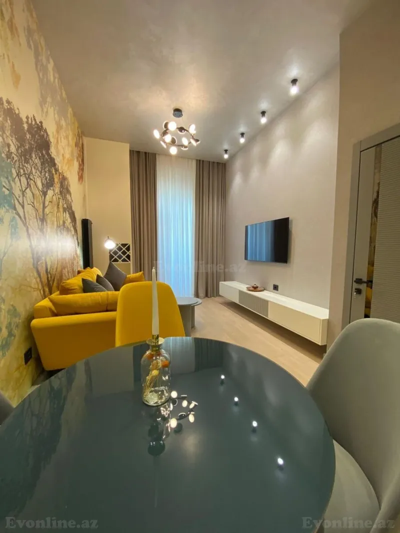 Kirayə verilir 2 otaqlı Mənzil Yeni tikili 60 m² Xətai r. - şəkil 4