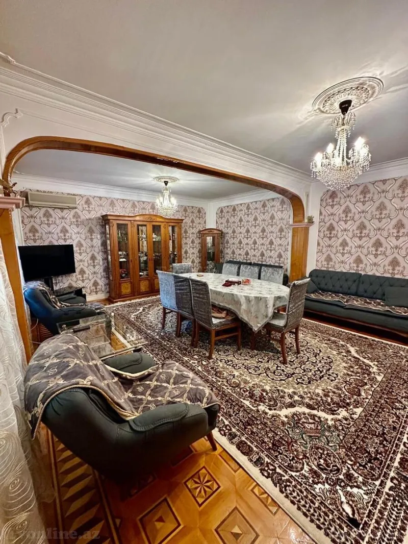 Satılır 5 otaqlı Mənzil Köhnə tikili 130 m² Qara Qarayev m. - şəkil 2