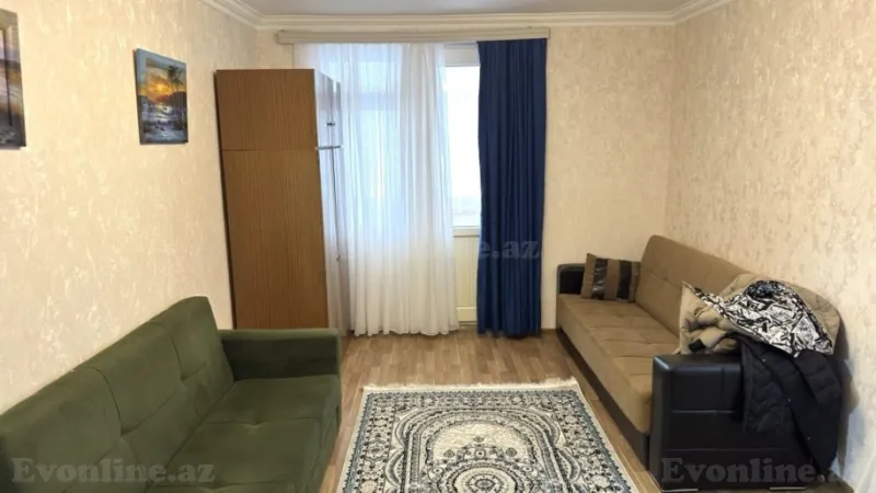 1 otaqlı Mənzil 40 m² İnşaatçılar m. Kirayə verilir