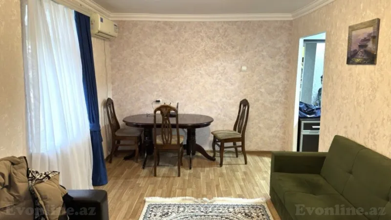 Kirayə verilir 1 otaqlı Mənzil Köhnə tikili 40 m² İnşaatçılar m. - şəkil 2