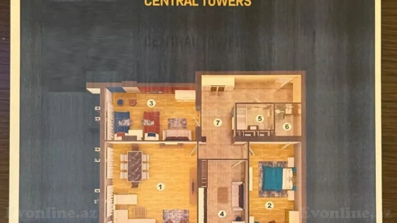 Satılır 3 otaqlı Mənzil Yeni tikili 154 m² Kubinka - şəkil 6