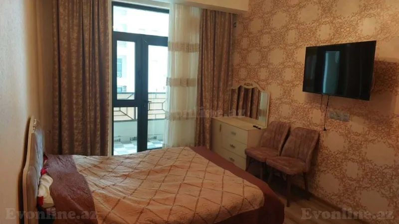 Kirayə verilir 1 otaqlı Mənzil Yeni tikili 55 m² Nizami m. - şəkil 3