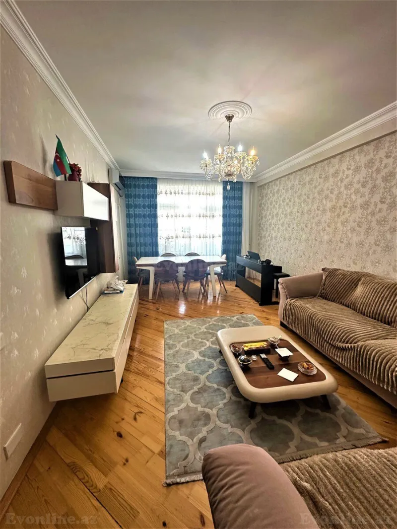 Satılır 3 otaqlı Mənzil Yeni tikili 118 m² Həzi Aslanov m. - şəkil 2