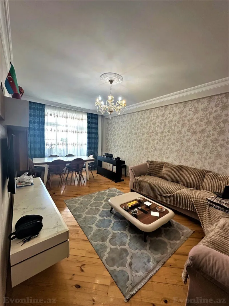 Satılır 3 otaqlı Mənzil Yeni tikili 118 m² Həzi Aslanov m. - şəkil 3