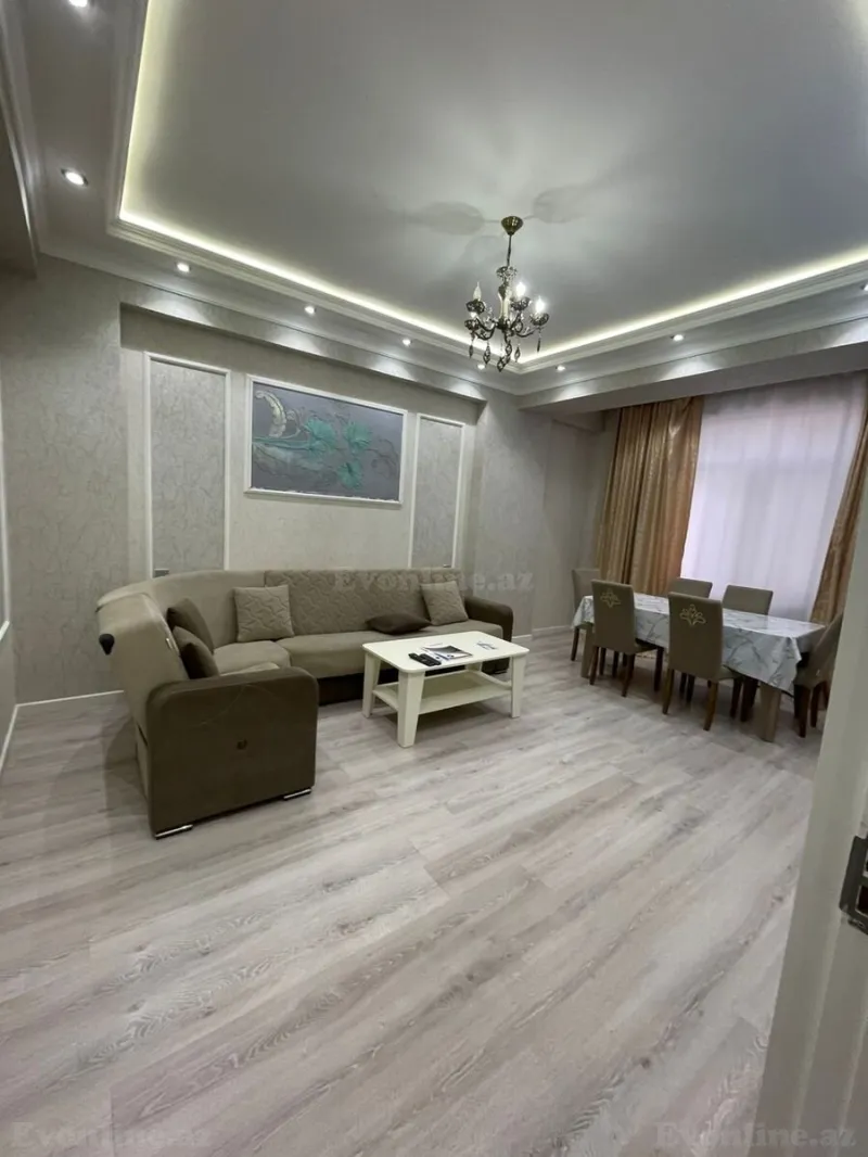 Kirayə verilir 2 otaqlı Mənzil Yeni tikili 80 m² Nəsimi r. - şəkil 2