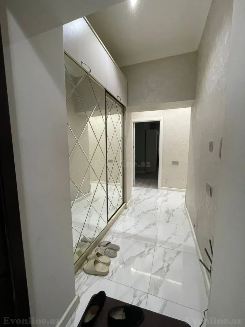 Kirayə verilir 2 otaqlı Mənzil Yeni tikili 80 m² Nəsimi r. - şəkil 3