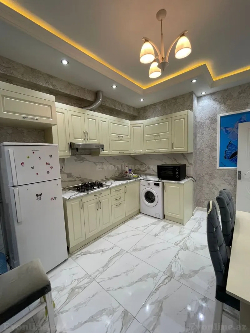 Kirayə verilir 2 otaqlı Mənzil Yeni tikili 80 m² Nəsimi r. - şəkil 4