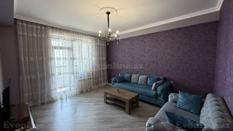 Kirayə verilir 2 otaqlı Mənzil Yeni tikili 90 m² Xətai m. - şəkil 2