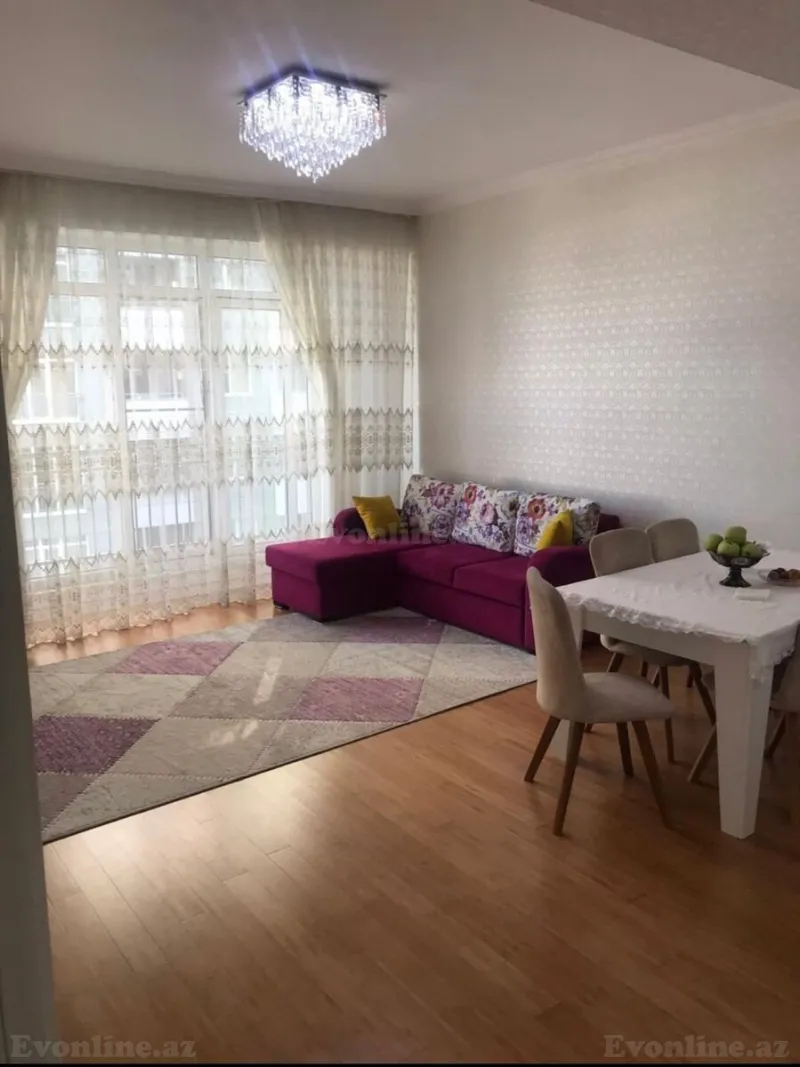 Kirayə verilir 2 otaqlı Mənzil Yeni tikili 55 m² Yasamal