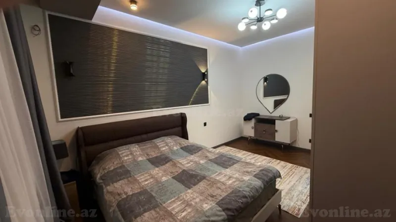 Kirayə verilir 3 otaqlı Mənzil Yeni tikili 80 m² Nərimanov r. - şəkil 3