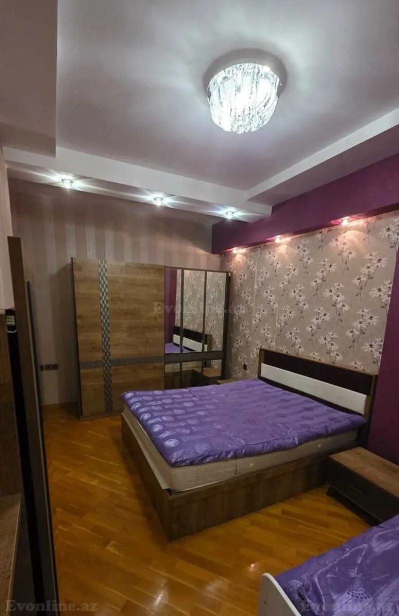 Kirayə verilir 2 otaqlı Mənzil Yeni tikili 75 m² Nərimanov r. - şəkil 2