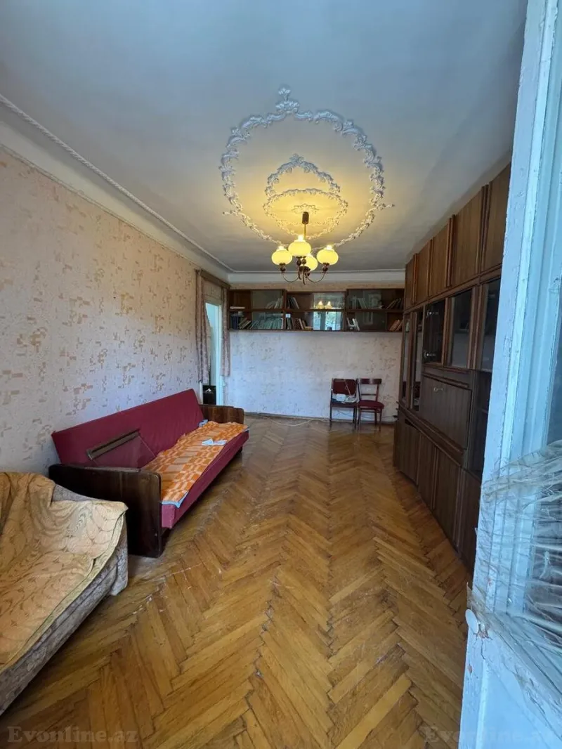 Satılır 2 otaqlı Mənzil Köhnə tikili 52 m² Nəsimi r. - şəkil 5