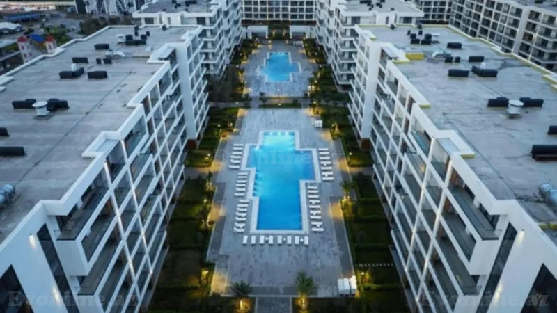 Satılır 1 otaqlı Mənzil Yeni tikili 57 m² Sabunçu r. - şəkil 2