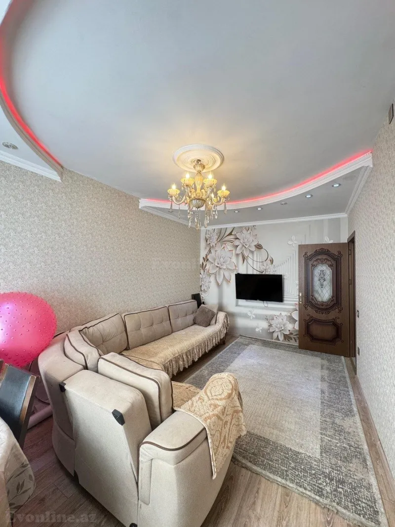 2 otaqlı Mənzil 54 m² Hövsan Satılır