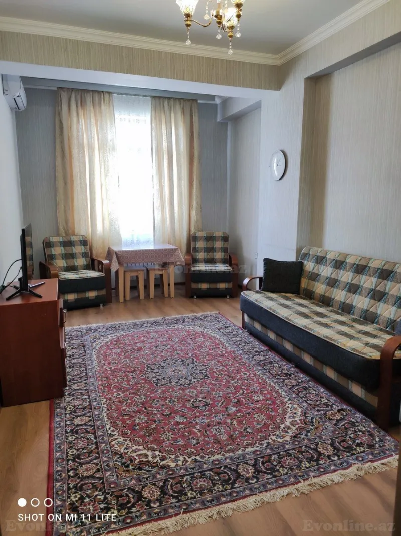 Kirayə verilir 1 otaqlı Mənzil Yeni tikili 50 m² Yasamal - şəkil 4