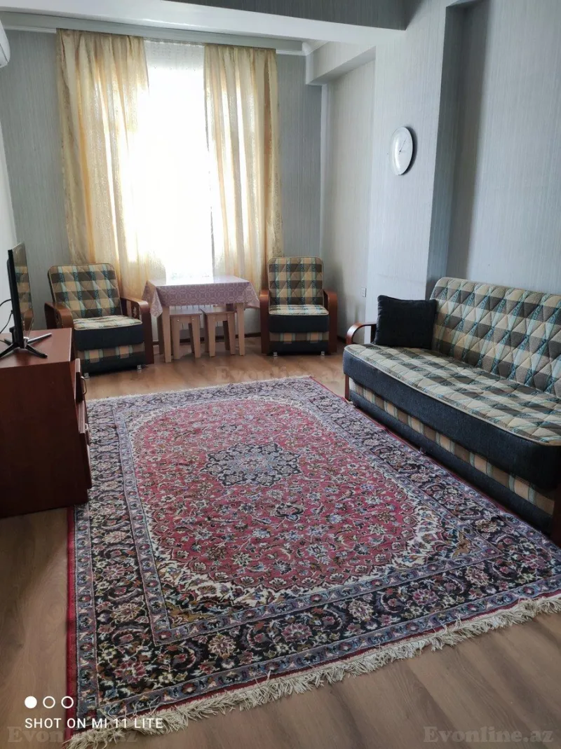 Kirayə verilir 1 otaqlı Mənzil Yeni tikili 50 m² Yasamal - şəkil 6