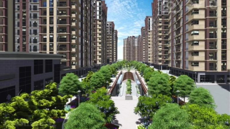 Satılır 2 otaqlı Mənzil Yeni tikili 52 m² Nəsimi r. - şəkil 2