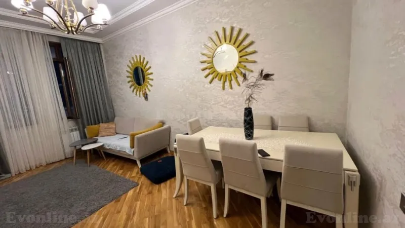 Satılır 3 otaqlı Mənzil Yeni tikili 105 m² 8 Noyabr m. - şəkil 2