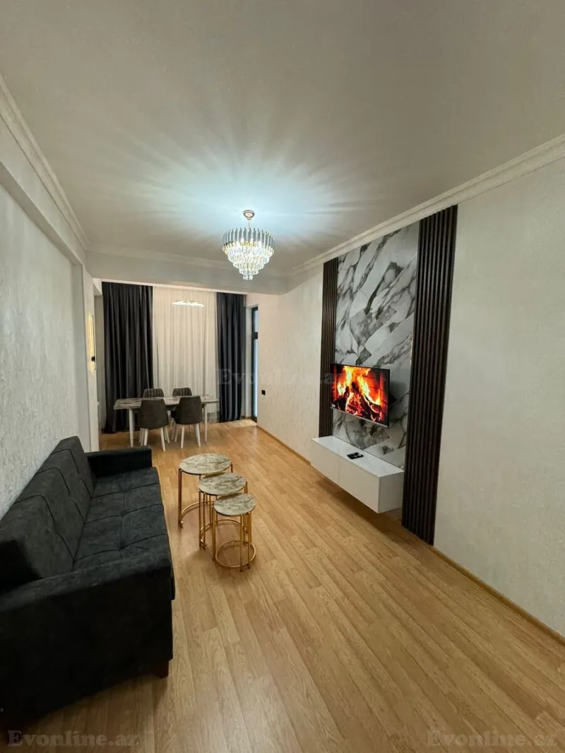 Kirayə verilir 2 otaqlı Mənzil Yeni tikili 65 m² Gənclik m. - şəkil 2