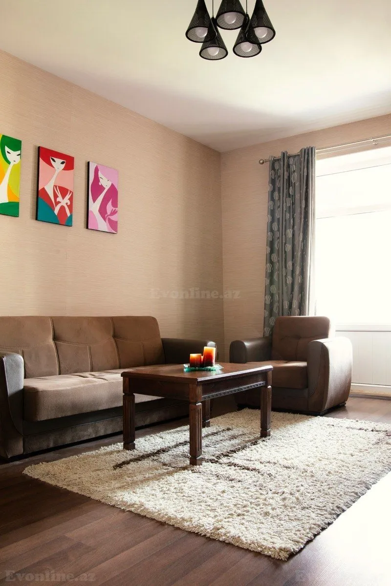 Kirayə verilir 3 otaqlı Mənzil Yeni tikili 110 m² Sahil m. - şəkil 2