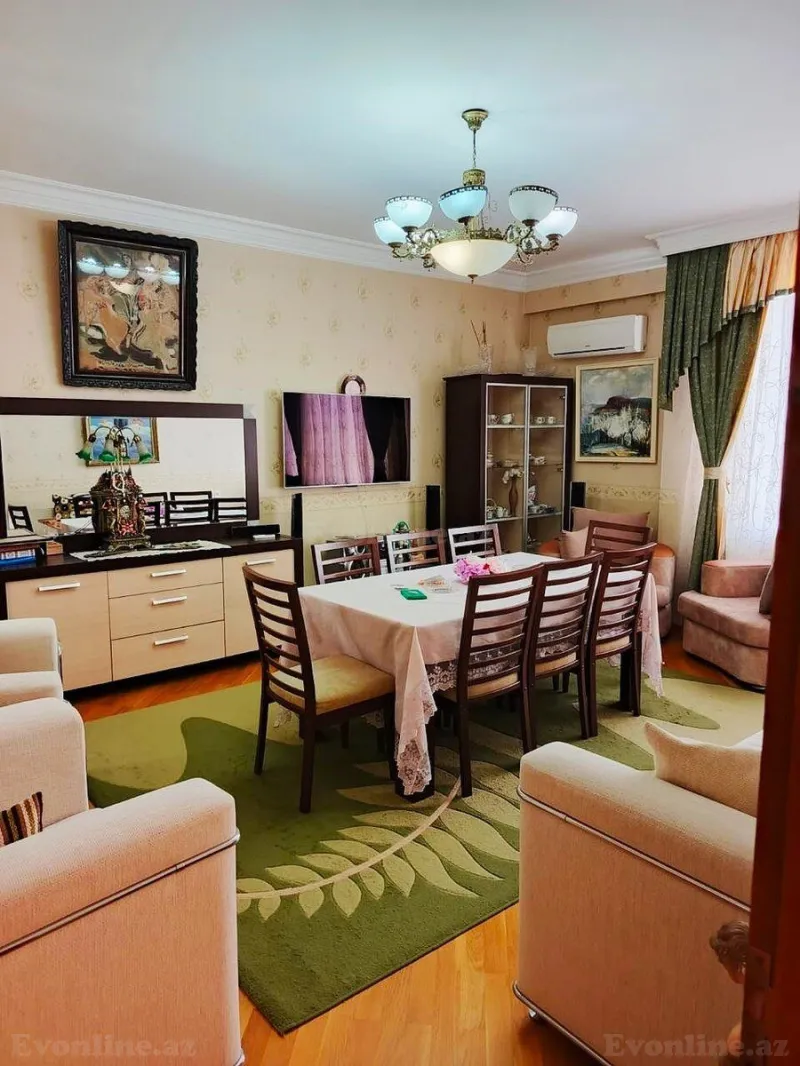 3 otaqlı Mənzil 115 m² Nizami m. Satılır