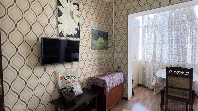 Kirayə verilir 2 otaqlı Mənzil Köhnə tikili 45 m² 9-cu mikrorayon - şəkil 9